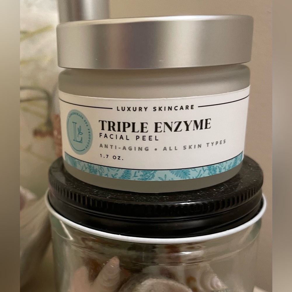 Lemongrass Spa Triple enzyme facial peel anti-aging, all skin types, handcrafted